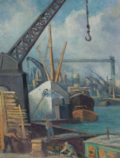 Le Port at Rouen by Maximilien Luce